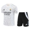 Officiële Voetbalshirt + Korte Broek Real Madrid Pre-Match 2024-25 Witte - Kids